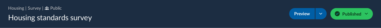 Activity header